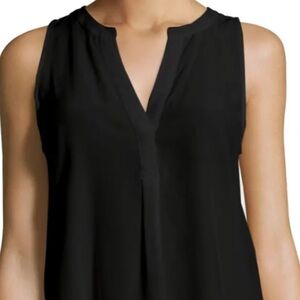 Lord & Taylor Sleeveless Split Neck Top / Tank